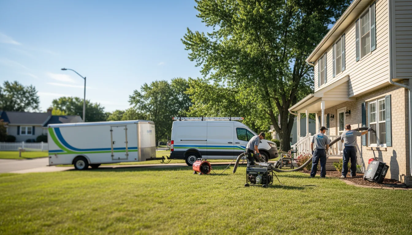 Flooded Basement Restoration And Cleanup With Repair in Kingman, KS near me